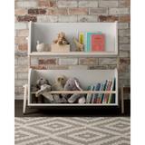 babyletto Tally 35.5" Book Caddy Wood in Brown/Yellow | 35.5 H x 40.5 W x 16.5 D in | Wayfair M10611WNX