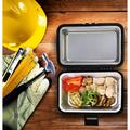 Koolatron 12V 1.6 Qt. Heating Lunch Box Stove, 1.5 L Classic Construction Worker Electric Lunchbox in Black/Gray | 8 H x 10.5 W x 8 D in | Wayfair