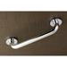 Kingston Brass Meridian Decorative ADA Grab Bar Metal in Gray | 2.75 H x 1.25 D in | Wayfair DR514121