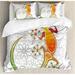 Ambesonne Batik Native Southeast Asian Common House Gecko Moon Lizard Tropical Monster Graphic Decor Duvet Cover Set Microfiber | Queen | Wayfair