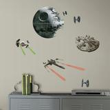 Room Mates Star Wars Ep VII Spaceships P & S Wall Decal Vinyl | 14.4 H x 14.5 W in | Wayfair RMK3012SCS