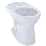 TOTO Drake® II Universal Height Round Toilet Bowl w/ CeFiONtect (Seat Not Included) in White | 16.25 H x 15 W x 26.5 D in | Wayfair C453CUFG#01