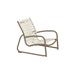 Tropitone Millennia EZ Span™ Ribbon Segment Patio Chair in White/Brown | 26 H x 26.5 W x 29 D in | Wayfair 9513RB_MOA_PMT