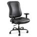 Safco Products Company Optimus Task Chair Upholstered/Metal in Black/Brown/Gray | 42.5 H x 25 W x 25 D in | Wayfair 3592BL