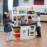 Step2 Great Gourmet Play Kitchen Set Plastic in White/Brown | 46 H x 39 W x 16.7 D in | Wayfair 868099