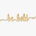 Wrought Studio™ Be Bold Script Wood Sign Wall Décor in White | 8 H x 36 W in | Wayfair VRKG3337 39317317