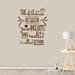 Ebern Designs The Distance Between Your Dreams & Reality Wall Decal Vinyl in Black/Brown | 36 H x 30 W in | Wayfair