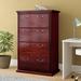 Darby Home Co Myrna 4-Drawer Vertical Filing Cabinet Wood in Brown/Red | 53.25 H x 33.75 W x 19.25 D in | Wayfair 3EE967926D48488A8524F80123E2D5E5