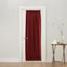 Wayfair Basics® Thermal Room Darkening Rod Pocket Door Curtain Panel Polyester in Red/Brown | 72 H in 7E87F169A2ED43A394B1A6D74D37CDD1