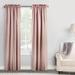 Canora Grey Teri Ticking Striped Room Darkening Thermal Rod Pocket Curtain Panels Metal in Red/Brown | 54 H in | Wayfair