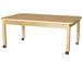 Wood Designs High Pressure Laminate Rectangular Activity Table Laminate/Wood in Brown/White | 18 H in | Wayfair HPL366018C6