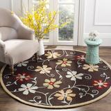 Brown/Red 72 x 0.25 in Area Rug - Winston Porter Emrick Floral Handmade Tufted Wool Area Rug Wool | 72 W x 0.25 D in | Wayfair WNPR3735 39826765