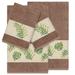 Bay Isle Home™ Zoe 100% Turkish Cotton Embellished 4 Piece Towel Set Turkish Cotton in Brown | 27 W in | Wayfair E0490539DD354B7DB4621F4BB64880DF