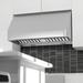 ZLINE 36" Convertible Vent Under Cabinet Range Hood in Stainless Steel in Gray | 13.25 H x 36 W x 20 D in | Wayfair 520-36