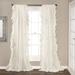 Reyna Window Curtain White Set 54x95 - Lush Decor 16T001460