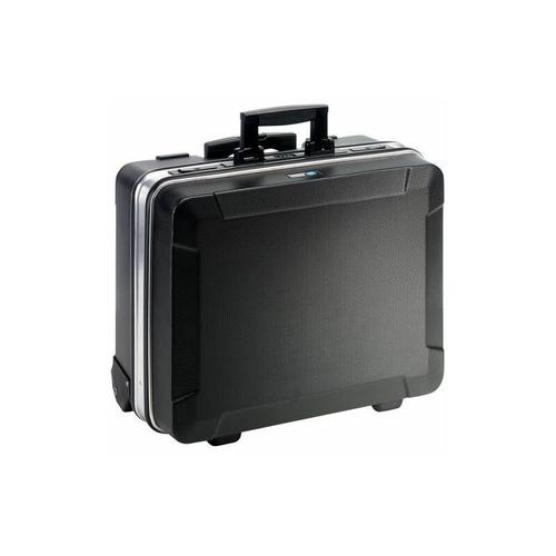Werkzeugkoffer go mit Rollen + Werkzeugtaschen, Werkzeugbox ohne Werkzeug, b&w