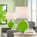 Neon Green Carrie Table Lamp Set of 2