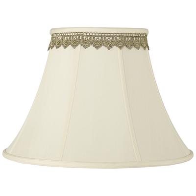 Imperial Shade with Gold Lace Trim 9x18x13 (Spider)