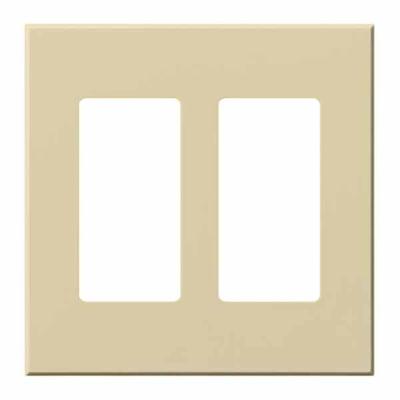 Lutron 68963 - VWP-2R-IV VAREO WALLPLATE 2GNG RECE...