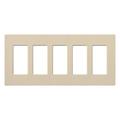 Lutron 47594 - SC-5-ST SATIN COLOR 5-GANG WALLPLATE STONE Wall Plates