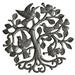 Red Barrel Studio® 3 Birds in Tree Wall Décor Metal in Gray | 9.75 H x 9.75 W in | Wayfair CAB53B1ACBED4FC1BB72108474FD1C3E