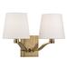 Rosdorf Park ConCo 2 - Light Dimmable Armed Sconce Metal/Fabric in Yellow | 9 H x 14 W x 7.5 D in | Wayfair 8832F377101B420EB82D2EBABEFF7C27