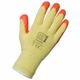 Colour: Orange | Size: L - SIZE 9 | Amount: 120 Pair | Type: Handler Glove Mens Rubber Palm Gripper Work Ladies