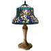 Astoria Grand Phung 20" Table Lamp Glass/Metal in Blue/Brown/Green | 20 H x 11 W x 11 D in | Wayfair 5CA66243186541DC9CF1CFE223E3B21A
