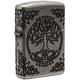 Zippo Windproof Lighter| Metal Long Lasting Lighter |Best Lighter Fluid| Refillable Lighter| Perfect for Cigarettes Cigars Candles |Pocket Lighter Fire Starter |Armor Tree of Life