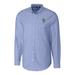 Men's Cutter & Buck Blue Delaware Fightin' Hens Stretch Oxford Big Tall Long Sleeve Button-Down Shirt