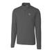 Men's Cutter & Buck Gray San Diego State Aztecs Big Tall Advantage 1/4-Zip Mock Neck Pullover Sweater