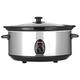 STATUS San Antonio Oval Slow Cooker | 6.5L Slow Cooker Large | 320W Stainless Steel | SANANTONIO1PKB2