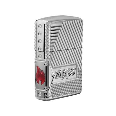 "Zippo Bolts Design Pocket Lighter w/ Box 29672"