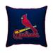 Blue St. Louis Cardinals 18" x Plush Team Logo Decorative Throw Pillow