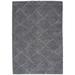 White 47 x 2 in Area Rug - Capel Rugs Nador Geometric Smoke Indoor/Outdoor Area Rug Polypropylene | 47 W x 2 D in | Wayfair 4740RS03110506330