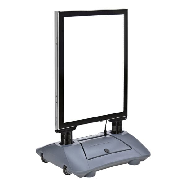 update displays Kundenstopper »WindPro LED« A1 silver silber, 74x122.3x63 cm Image