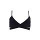 Seafolly - Bikini Top - Wrap Front Bralette Bikini Top Swimsuit Womens 6 Black