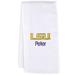 White Chad & Jake LSU Tigers Personalized Burp Cloth