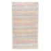 Blue/Orange 18 x 0.75 in Indoor Area Rug - Harriet Bee Seltzer Braided Green/Orange/Yellow Area Rug Nylon | 18 W x 0.75 D in | Wayfair