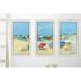 Highland Dunes 'The Shore I' Oil Painting Print Multi-Piece Image Plastic/Acrylic in Blue | 33.5 H x 52.5 W x 1 D in | Wayfair