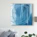 Ebern Designs 'Indigo Expression IV' Acrylic Painting Print on Wrapped Canvas in Blue/Green | 24 H x 24 W x 2 D in | Wayfair