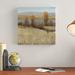 Charlton Home® 'River Valley II' Acrylic Painting Print on Wrapped Canvas in Brown/Yellow | 18 H x 18 W x 2 D in | Wayfair