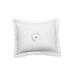August Grove® Branden Napoleon Bee Wreath Boudoir Cotton Lumbar Pillow Cover Cotton in White | 12 H x 16 W in | Wayfair