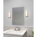 Orren Ellis Aminah 1-Light Dimmable LED Bath Bar, Glass in Gray | 4.5 H x 12 W x 3.75 D in | Wayfair 69E569B455154168B03A17D662D7FBDD