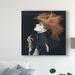 East Urban Home Imperious Lady by Yudhistira Yogasara - Wrapped Canvas Graphic Art Print Canvas in Black/Orange | 14 H x 14 W x 2 D in | Wayfair