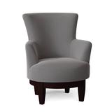 Armchair - Lark Manor™ Fryda 31" Wide Swivel Armchair Chenille/Microfiber/Microsuede/Fabric in Brown | 39.5 H x 31 W x 33.75 D in | Wayfair