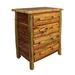 Loon Peak® Delmar 4 Drawer Standard Dresser/Chest Wood in Red/Brown | 43 H x 36 W x 23 D in | Wayfair 55BF2E0A68A64515BECB4380961FB655