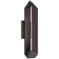 George Kovacs by Minka LED Outdoor Flush Mount Aluminum in Gray/Black | 18.5 H x 4.75 W x 4 D in | Wayfair P1205-066-L