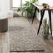 White 24 x 0.62 in Area Rug - Langley Street® Elsberry Floral Handmade Tufted Wool Gray Area Rug Wool | 24 W x 0.62 D in | Wayfair