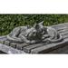 Red Barrel Studio® Erico Nap Time Kittens Statue Concrete in Gray/Blue | 5 H x 10 W x 15.25 D in | Wayfair BB1164B410D44516BA92EB78FFF4A19F